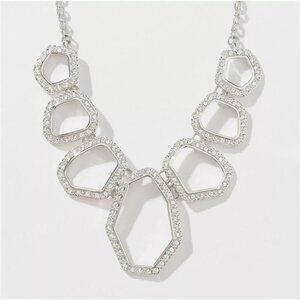 Sparkly Silver and Crystal Necklace. Touchstone Crystal by Swarovski